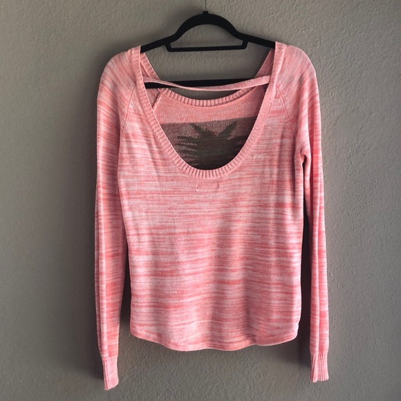 UO Knit long sleeve pineapple top - Picture 2 of 2